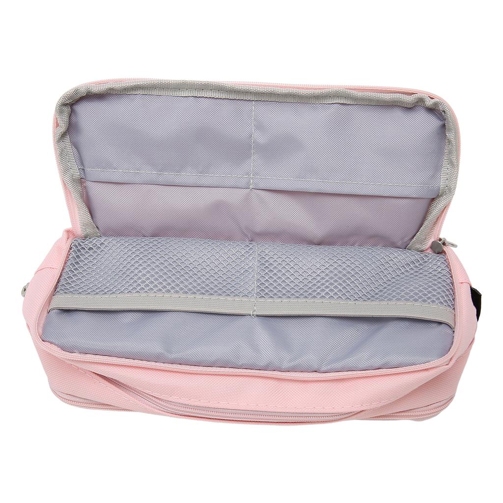 Пенал для ручек с 3 отделениями, холщовый, портативный, большой емкости, для мальчиков и девочек, для школы