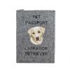 Labrador Retriever - Dog passport case, document case, gift for the traveller from the Art-Dog brand