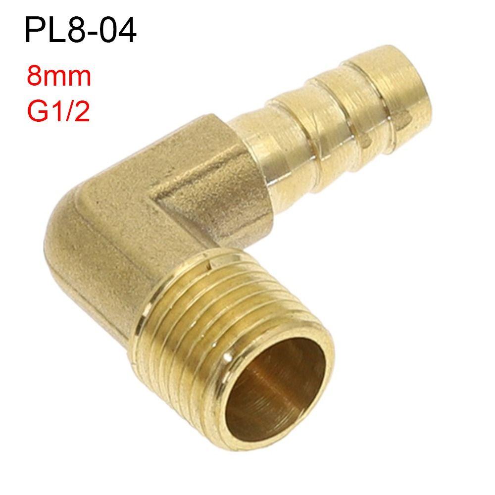 90 Degree Elbow PL Pipe Joint 1/8" 1/4" 3/8" 1/2" Coupler Connector Adapter Durable Hose Barb  Pipe