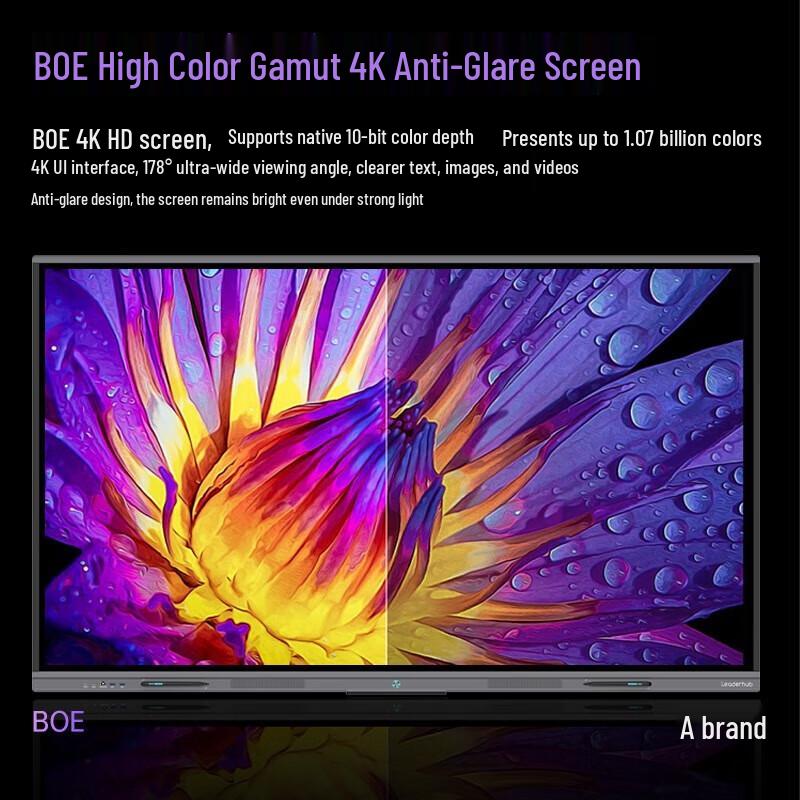Leaderhub 65-inch 4K Interactive Flat Panel Display (CN version)