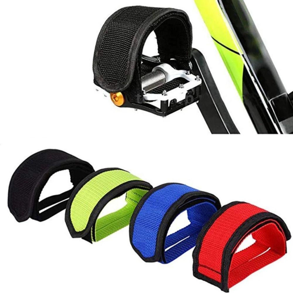 Bike Stunts Bicycle Pedal Fixed Gear Toe Clip Bike Pedal Tape Foot Strap Belt Bicycle Pedal Straps