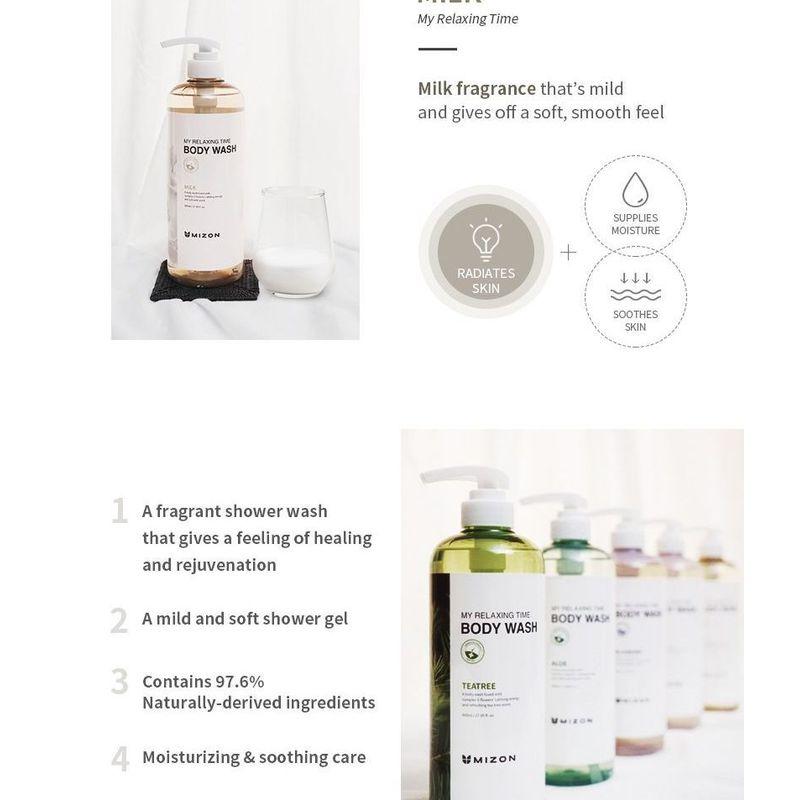 MIZON - My Relaxing Time Body Wash - 5 Types