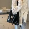 Women's PU Zipper Shoulder Bag High Quality Large Capacity Chain Arc Bag Leisure New Trend Fashion Trend
