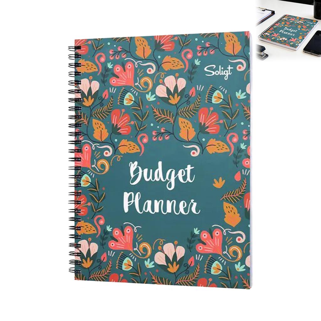 Monthly Budgets Planner Books With Twin Wire Binding And Thick Paper For Time Management