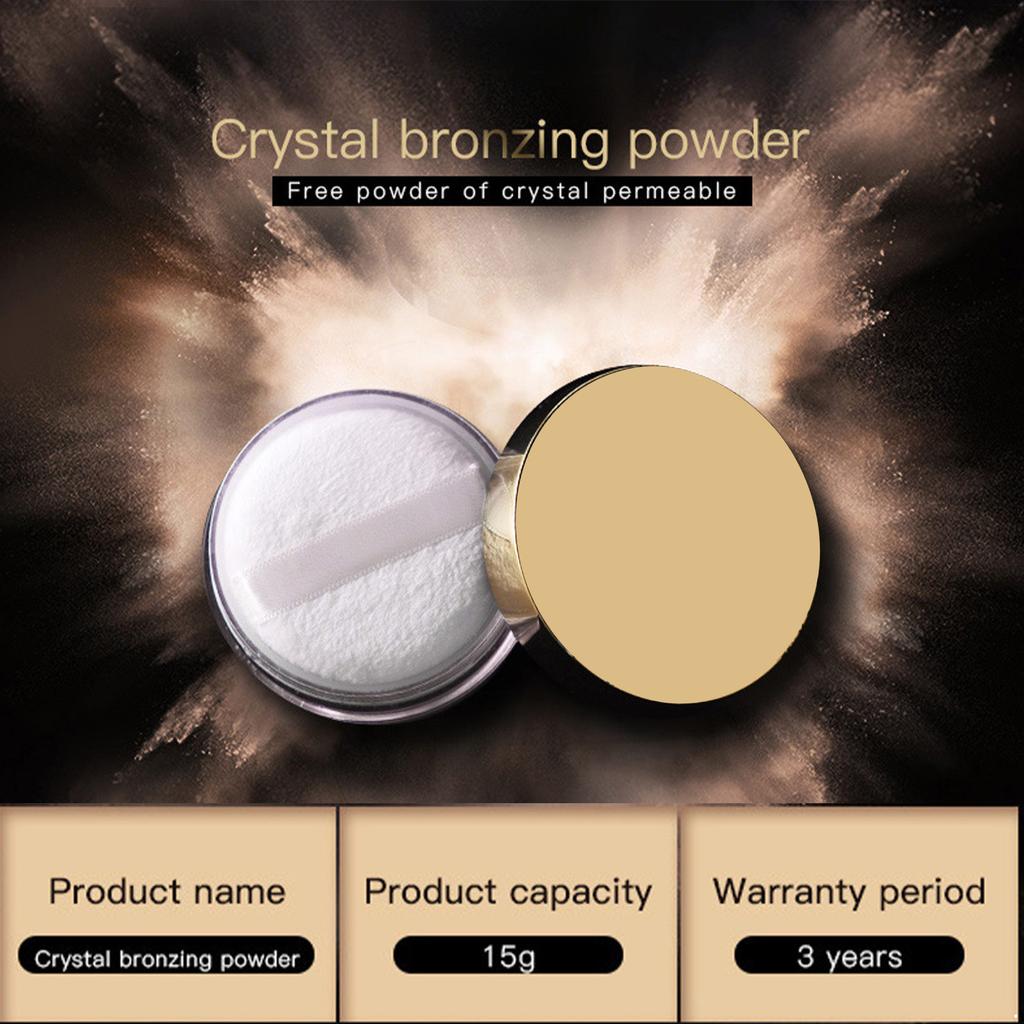 Шелковистая матовая рассыпчатая пудра, дышащая легкая фиксирующая пудра для усиления сияния и подчеркивания черт лица, 1 шт.