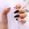 24 шт./коробка, накладные ногти, искусственные, полное покрытие, носимые, французские накладные ногти, накладные ногти