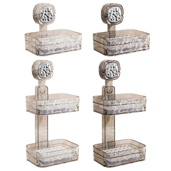 Мыльница на присоске со сливными отверстиями, прочная, несущая, простая в установке, настенная мыльница для душа, мыльница