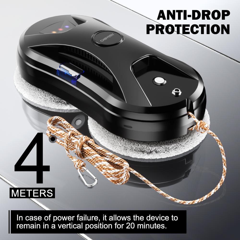 ChOVERY Vacuum Cleaner Window Electric Glass Window Cleaning Robot APP Control Robot Window Cleaner Automatic Water Spray