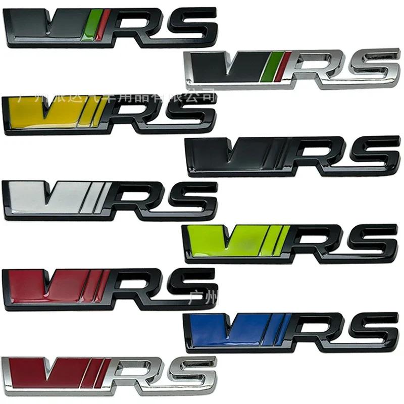 3D Хромированный Металлический Авто Стайлинг Логотип VRS Наклейка-Эмблема на Переднюю Решетку для Skoda Octavia Fabia Rapid Superb Kodiaq Наклейки на Задний Багажник
