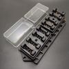 4/6/8/10 Way Car Fuse Box Car Fuse Holder Car Truck Auto Blade Fuse Box with 4/6/8/12 Fuses for 12V 24V ATO Standard Circuit Fuses4