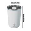 350ml Automatic Self-Stirring Mug 304 Stainless Steel Rechargeable Magnetic Mug Milk Mixing Cup Smart Mixer Water Bottle
