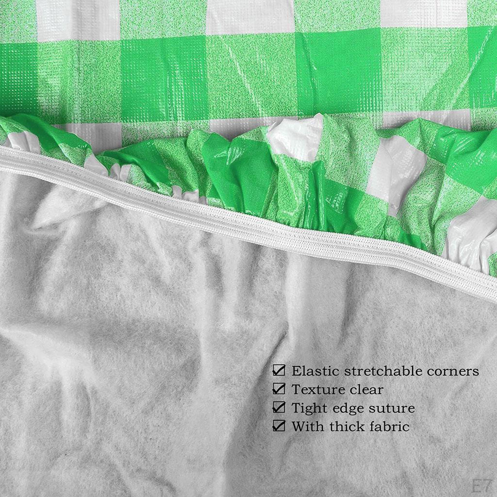 Чехлы для пикниковых скамеек 72x30”/72x12” Эластичный край Чехлы для скамеек Покрывало для стола Праздничный обеденный стол