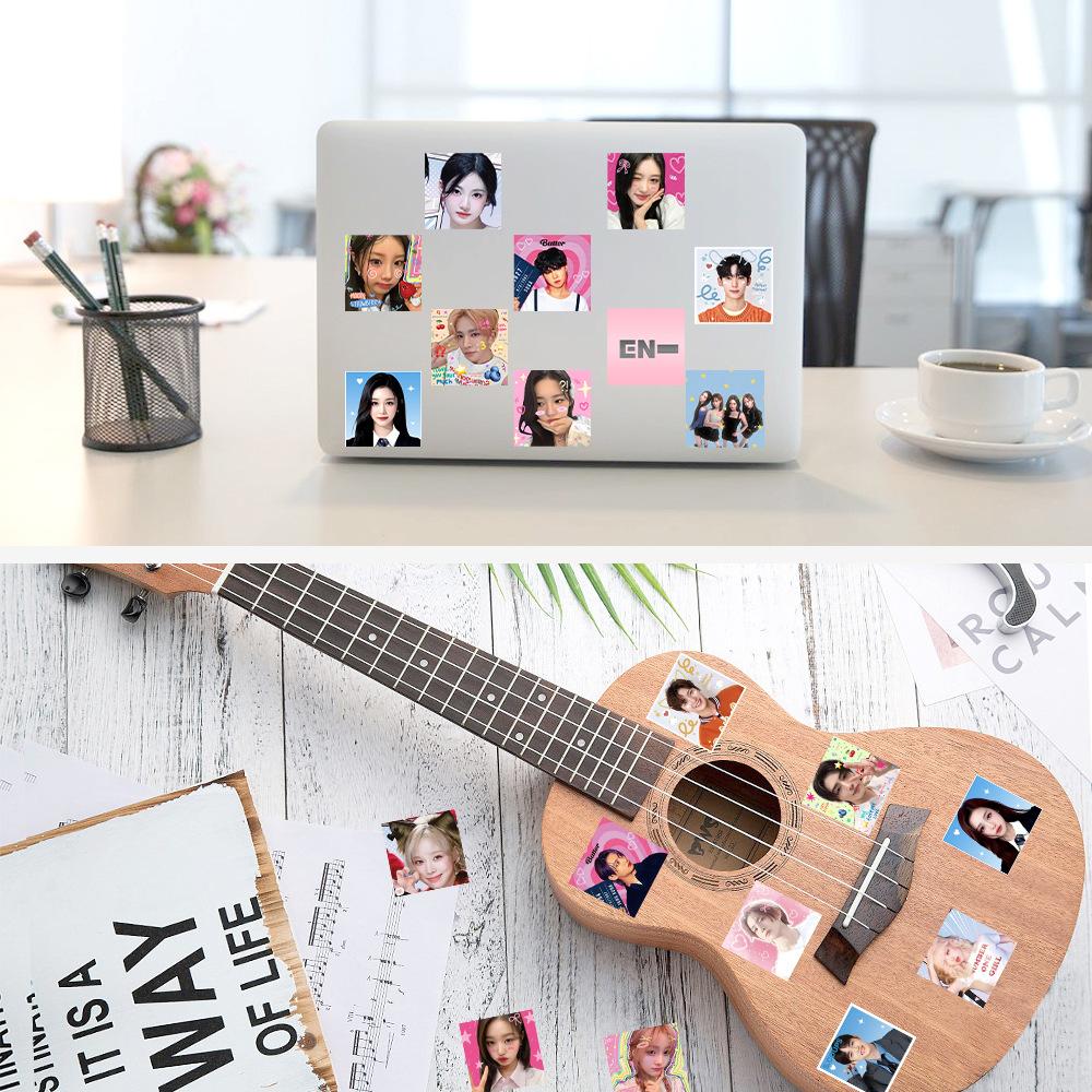 Наклейки Skzoo Idol Roll 500 шт. Клейкие этикетки для DIY Журнала Скрапбукинга Чехла Телефона Декора Polaroid Фанатов