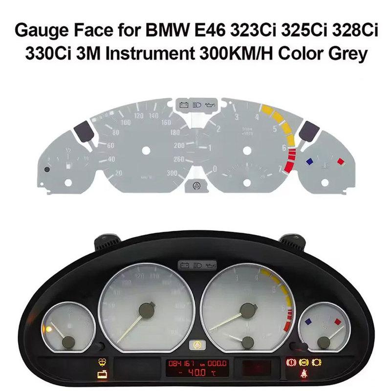 Шкала приборов для BMW E46 323Ci 325Ci 328Ci 330Ci 3M Приборная панель 300 км/ч Цвет Серый