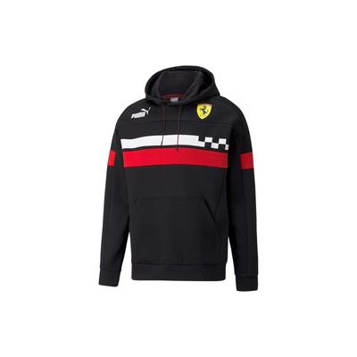 Puma Толстовка с капюшоном с длинным рукавом и принтом в виде букв, черная, 531650-01