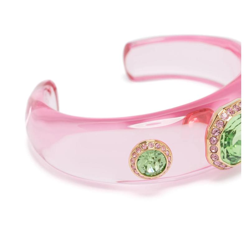 Swarovski Dulcis Inlay Design Plastic Crystal Bracelet Women's Pink 5714383