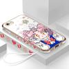 Cartoon Sailor Moon Luna Plating Phone Case for iPhone 11 13 15 Samsung Galaxy A52 Xiaomi Redmi 12C Note 10 Pro Oneplus Soft Smartphone Cover Cases