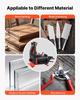 125mm Disc Sander & 25mm x 762mm Belt Sander, 250W Benchtop Belt Disc Sanders Combo with 045° Adjustable Worktable & Dust Collection Port for