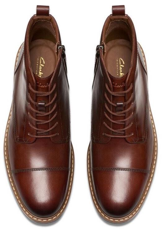 Ботинки Clarks Aldwin Cap кожаные (26179733) средне-коричневые