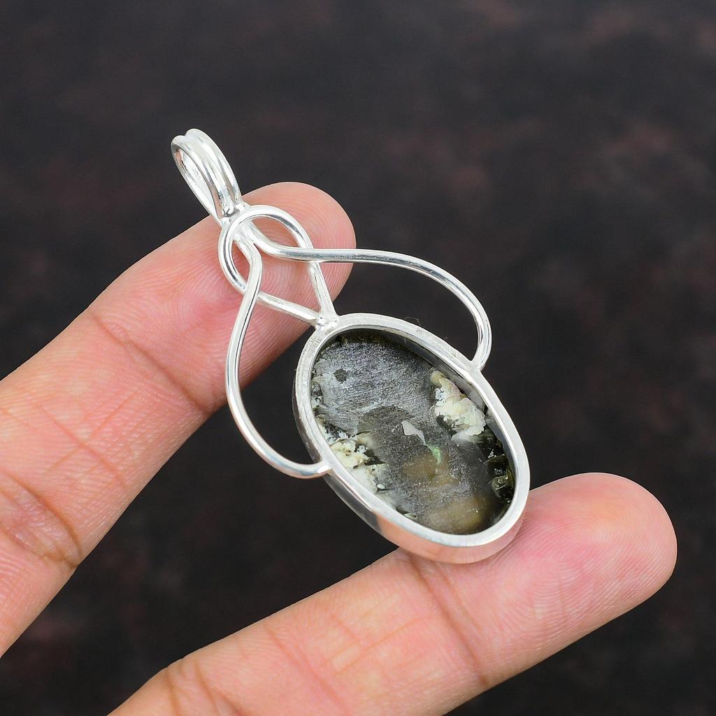 Перламутровый кулон из стерлингового серебра 925 пробы, ручная работа, ювелирные изделия в стиле бохо, высококачественный кулон из драгоценных камней, ювелирные изделия из перламутра, подарки для мамы