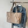 Сумка Женская 2025 Осень Новая Большая Вместимость Сумка-тоут Ретро Простая Холщовая Сумка Повседневная Сумка-мессенджер Прилив