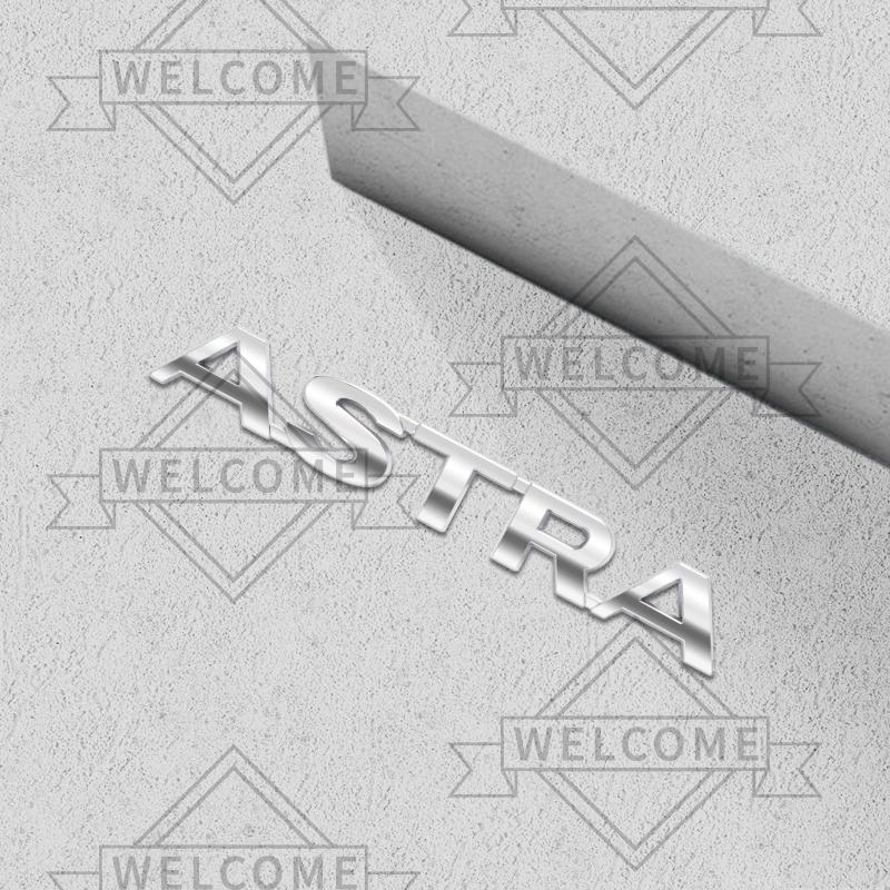 3D Car Stickers For Opel ASTRA G H J K F Vauxhall GSI OPC Line Emblem Auto Body Letter Badge Trunk Decal Decoration Accessories