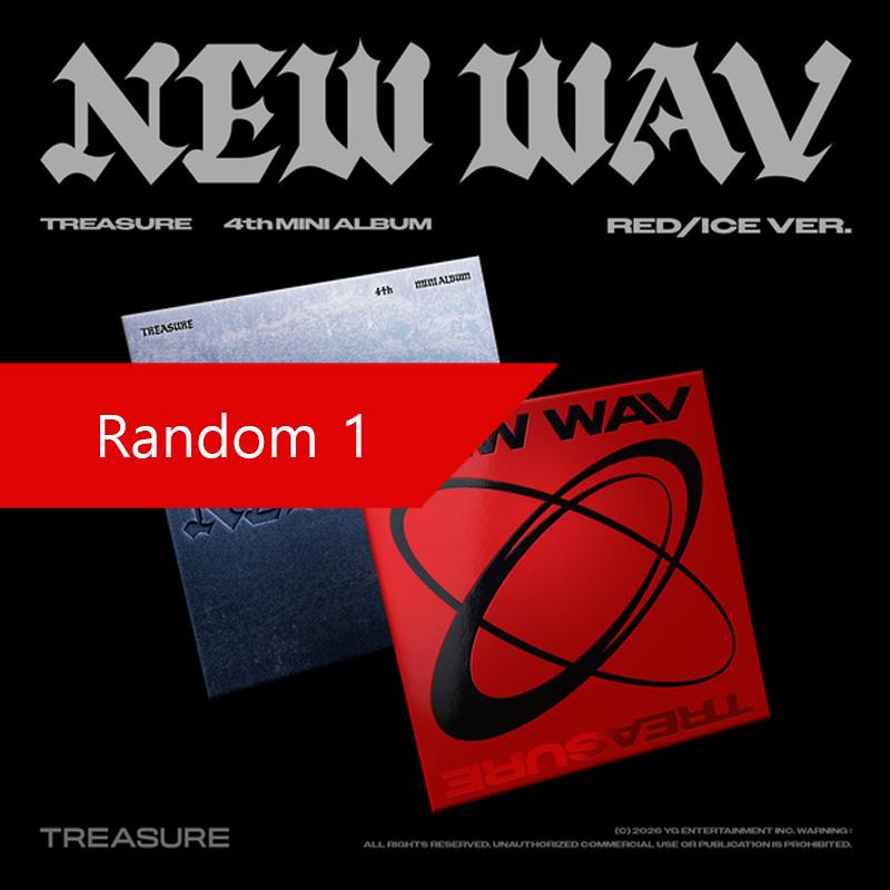 TREASURE 4-й мини-альбом NEW WAV КРАСНАЯ ВЕРСИЯ. / ЛЕД. ВЕР.
