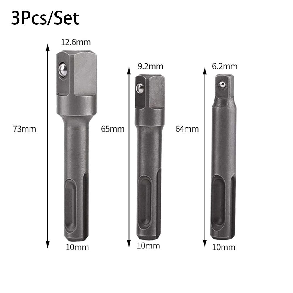 5 шт./набор Адаптеры патрона Набор адаптеров SDS-Plus с гнездом Насадка-гнездо Удлинитель Сверло
