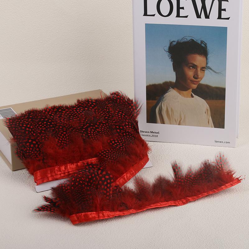 1 метр цветной перламутровый перьевой шлейф с тканевой лентой, куриное перо, DIY ювелирные изделия, аксессуары для рукоделия, аксессуары для одежды