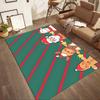 Christmas Santa Claus Gifts Floor Mats for Living Room, Bedroom and Room Decoration Are Suitable for Gifts.