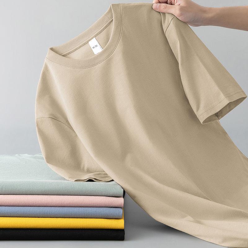 Мужская базовая футболка с коротким рукавом и круглым вырезом