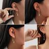 Simple Irregular Lines, Water Drop Earrings, Trinkets, Fashionable and Versatile New Stud Earrings for Women