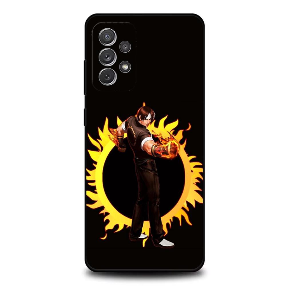 Чехол для телефона K-King Of F-Fighters для Samsung S25, S24, S21, S22, S23, S30, Ultra, S20, Plus, Fe, Lite, Note, 10, 9, 5G Черный