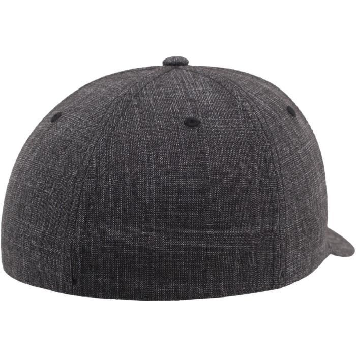 Casquette Courbée - Flexfit - FINE MELANGE - 6 Panneaux - Athlétique - Mixte
