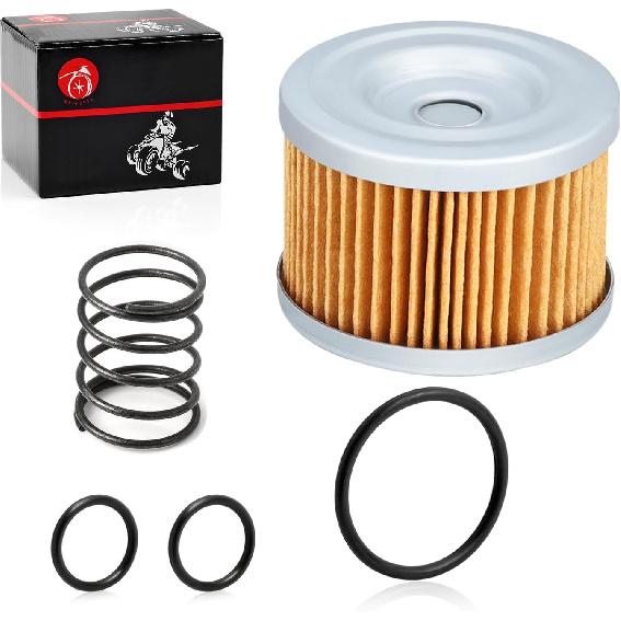 Oil Filter & Spring For Honda FourTrax 300 TRX300/FW TRX300EX TRX400EX Rancher 350 Foreman 400 450 500 520 Racher 420 Pioneer 500 520