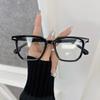 Дизайнерская ретро квадратная оправа для очков с прозрачными линзами Винтажные очки Унисекс Для улицы Прозрачная линза Gafas Модные Мужские Женские