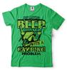 Funny Camping Tshirt Beer Drinker with Camping Problem Cool Camping Shirt