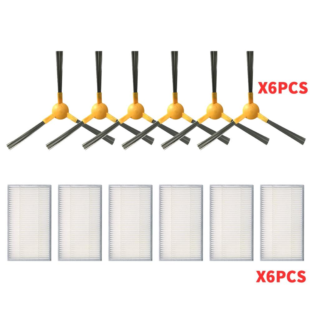 Боковая щетка HEPA-фильтр, ткань для швабры для Proscenic 800T 820S, для пылесоса LIECTROUX C30B, набор аксессуаров для чистящего фильтра