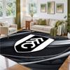 Fulham Football Design Crystal Velvet Rug Soft Decorative Mat for Bedroom Entrance