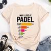 Футболка Padel женская унисексга летняя футболка Harajuku унисекс для девочек с рисунком смешная японская одежда