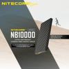 Carbon Fiber Mobile Charger NITECORE NB10000 GEN2 Ultra Lightweight USB-C PD + QC 3.0 Quick-Charge Power Bank 10000mAh