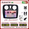 Autoradio Android 16 pour Renault Logan 2 Sandero 2 2012 - 2019, GPS, Navigation, Radio, Écran, Pas de lecteur DVD 2DIN, WiFi, Caméra embarquée