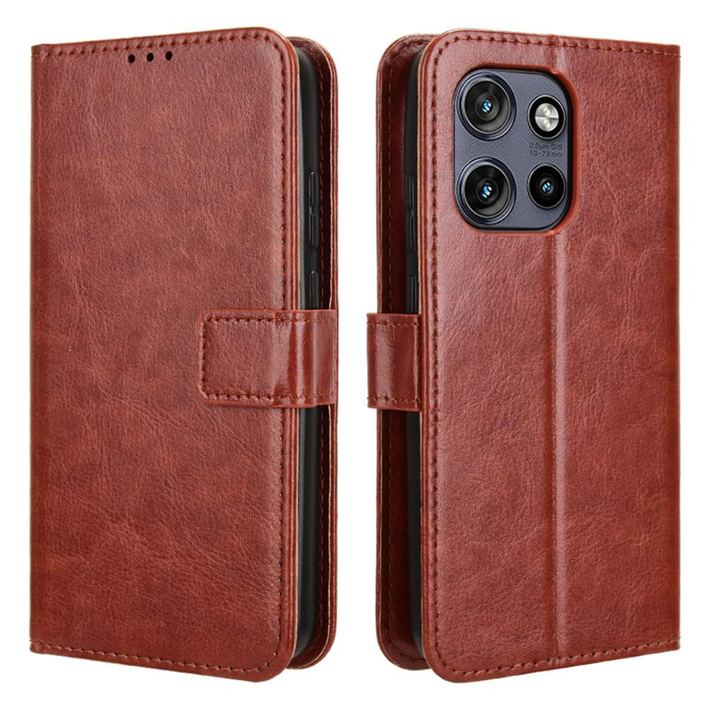For Motorola Edge 60 Neo 5G/Thinkphone 25 5G/Edge 50 Neo 5G/Moto S50 5G Case Crazy Horse Texture PU Leather Phone Wallet Cover