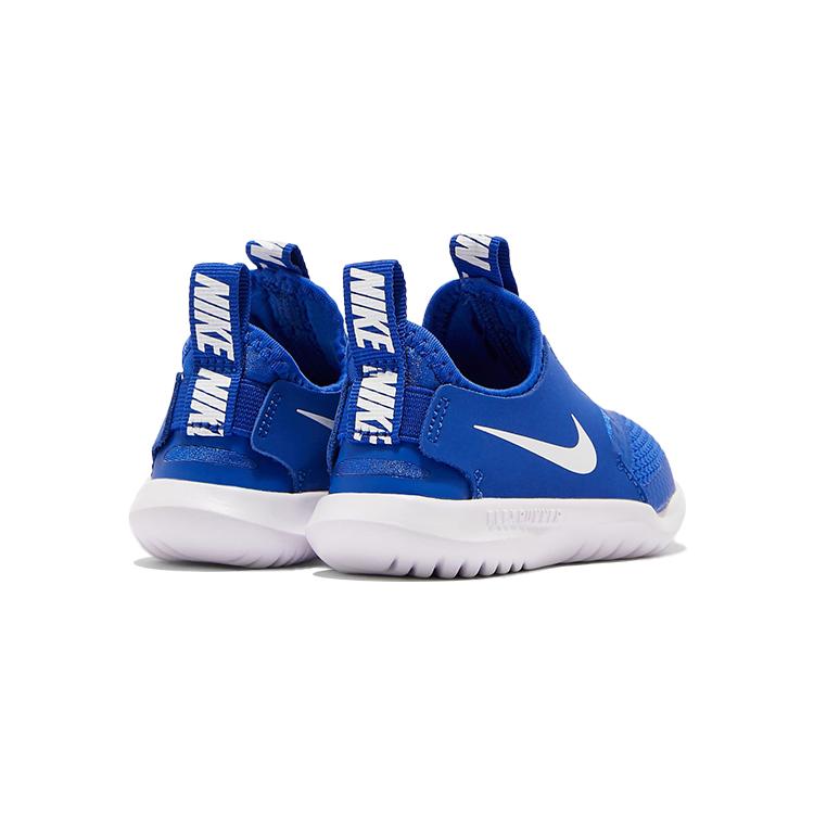 Nike Кроссовки Flex Runner с амортизацией, износостойкие, легкие, низкие, для малышей, синие, для младенцев и малышей, AT4665-400