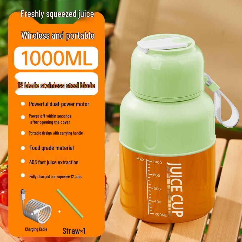 2025 Портативная беспроводная многофункциональная мини-электрическая чашка-соковыжималка
