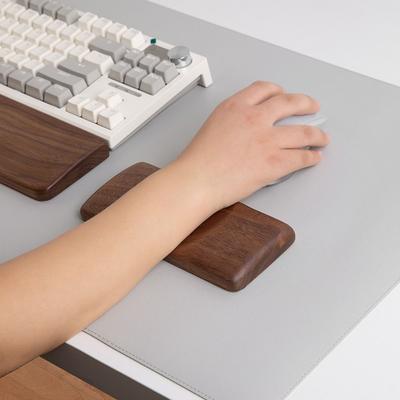 Игровой коврик для мыши Настольный коврик для запястья из массива дерева Противоскользящий Эргономичный Мини-защита для запястья Креативная Удобная Подушка для поддержки руки Школа