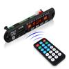 Bluetooth 5.0 MP3 WMA Decoder Board with Remote Control DC 9-12V Wireless Music Player 3.5mm AUX USB TF Radio Module
