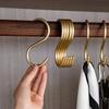 1/5pcs Aluminium Alloy S Shape Hooks Practical Kitchen Railing Hanger Hook Clasp Holder Hooks For Hanging Clothes Handbag Hooks