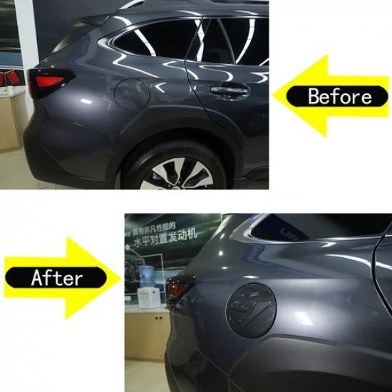 Углеродное волокно ABS Крышка топливного бака Масляный бензиновый чехол Отделка Подходит для -23 Subaru Outback