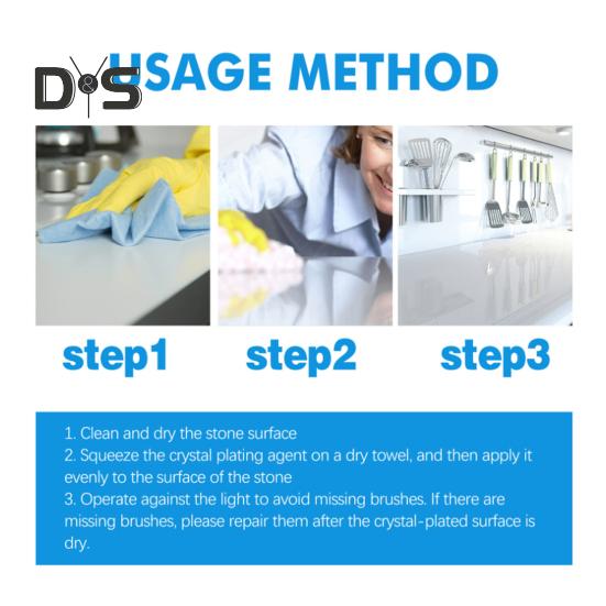 Stone Polishing Coating Agent Marble Granite Quartz Waterproof Stain-Resistant Cleaner Nourishing Polish Cleaning Agent